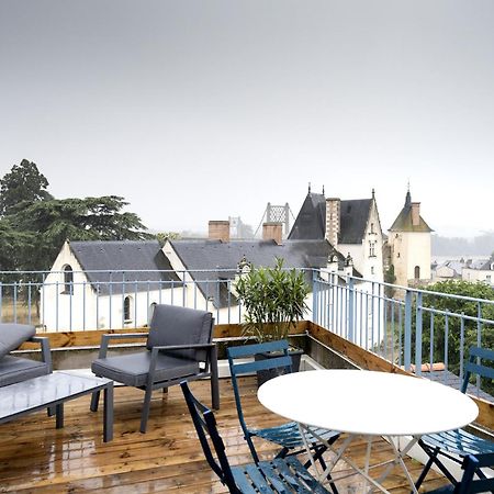 Grand Gite Terrasse Vue Loire Et Chateau D'Ancenis Exterior foto